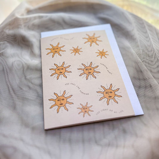 Boho Sunshine - A6 Greeting Card