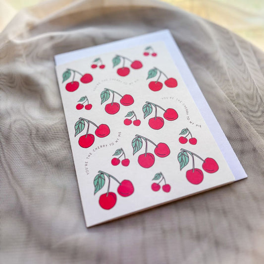 Cherry Pop - A6 Greeting Card